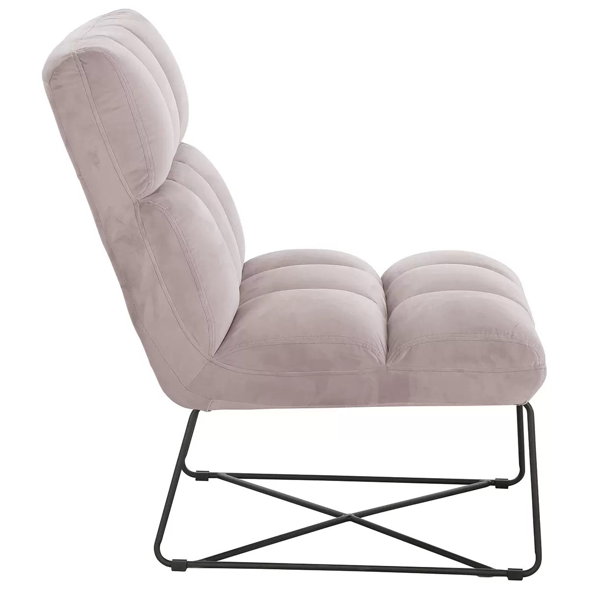 Sessel Enzo pink,schwarz