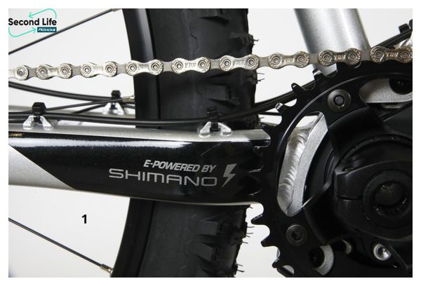 Vélo d'Exposition - VTT Électrique Semi-Rigide Sunn Flash S1 Sram SX Eagle 12V 500 Wh 29'' Argent 2022