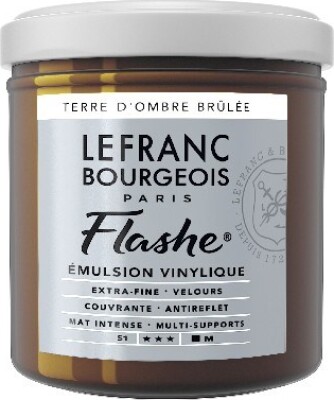Lefranc Bourgeois - Flashe Akrylmaling - Burnt Umber - 125 ML