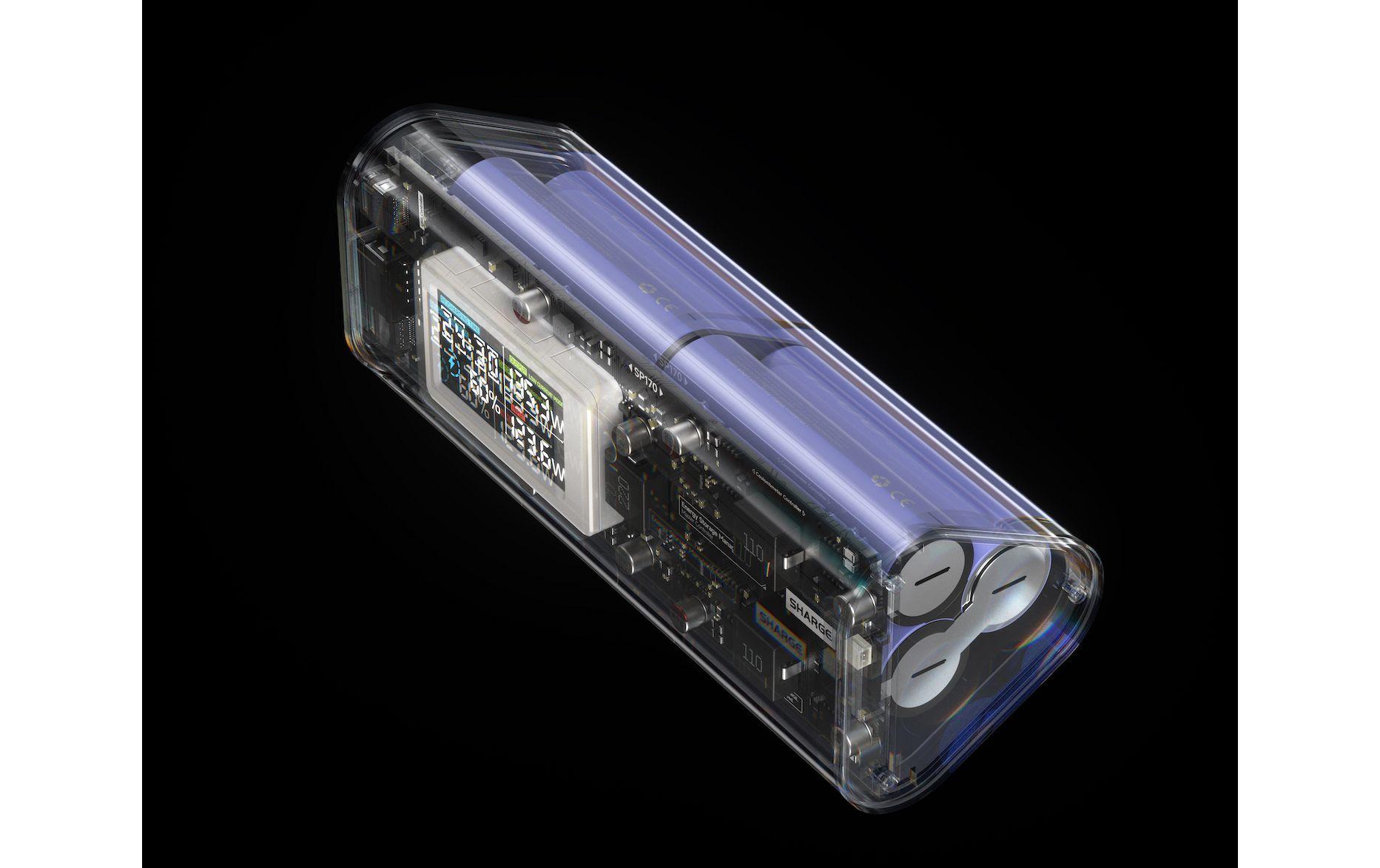 Powerbank Shargeek 170 24000 mAh<br>Handliche Powerbank im futuristischen Design