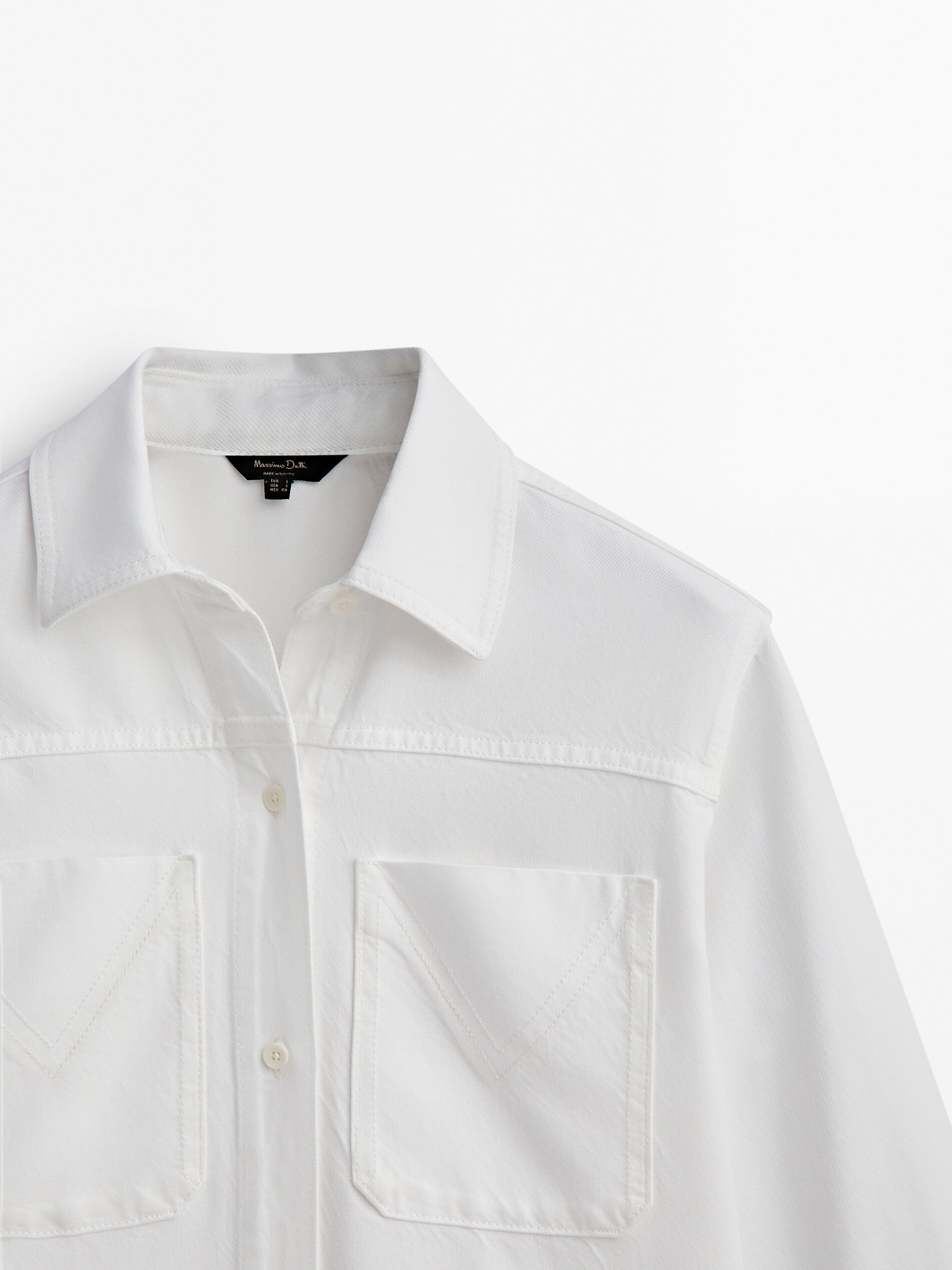 Camisa lyocell bolsillos - RAW