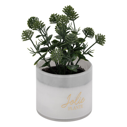 Plante artificielle en pot 