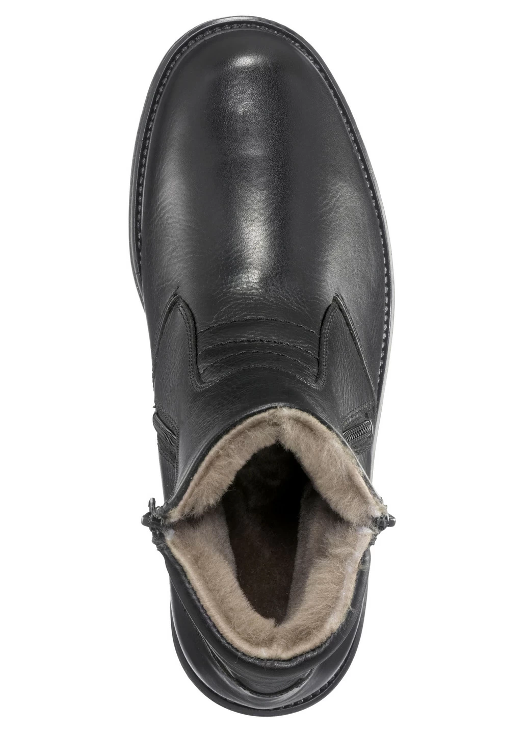 Stiefel mit molligem Lammfellfutter