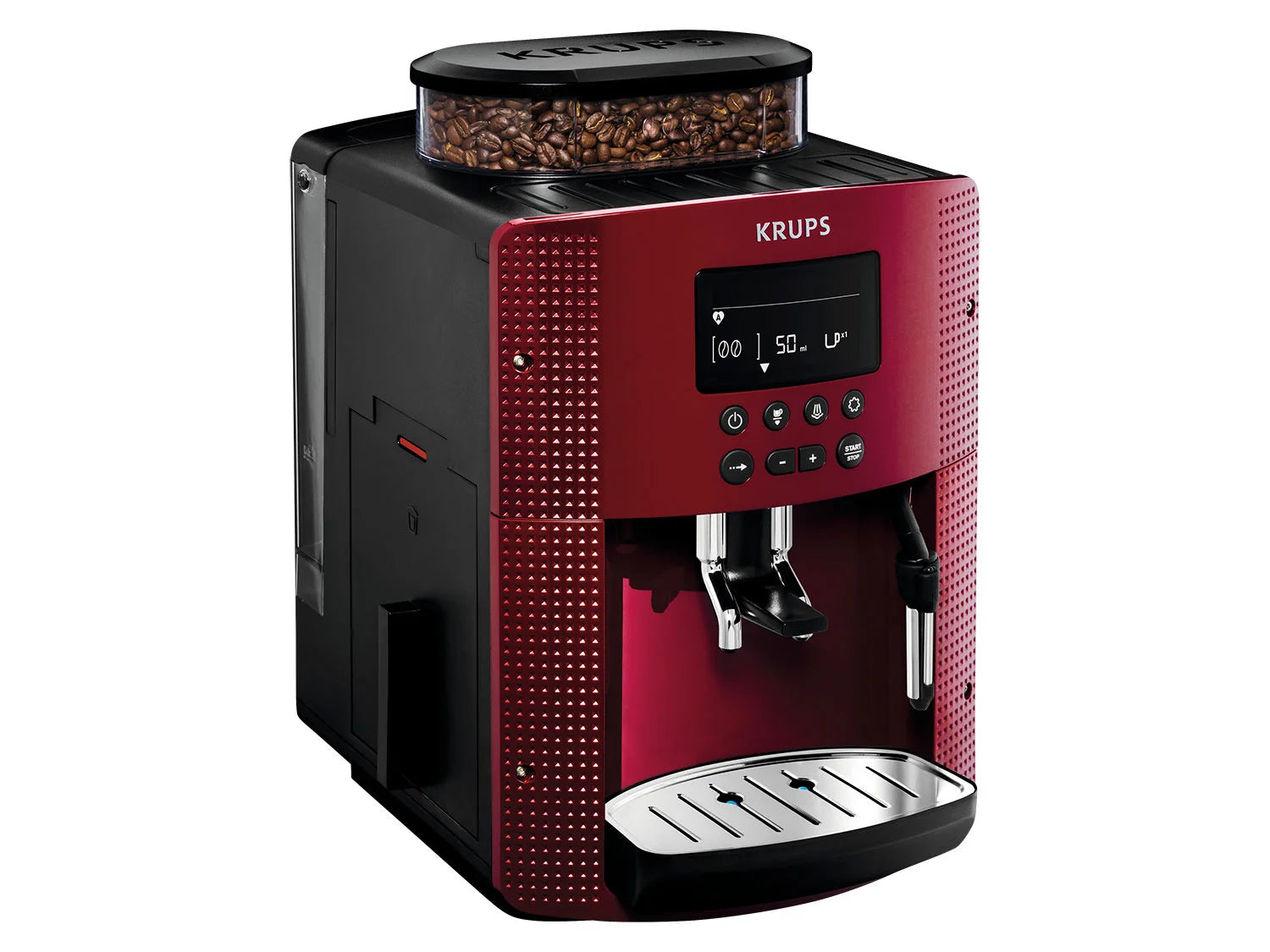 Krups coffee machine &raquo;EA8155&laquo;, compact design, red