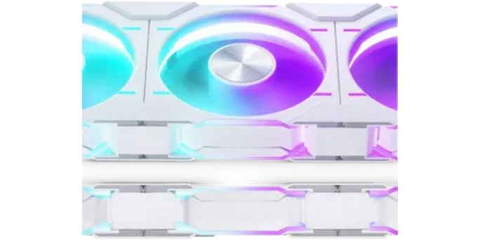 Phanteks PC-Lüfter D30-140 D-RGB PWM Reverse Weiss Leistungsstarker PWM-Lüfter mit D-RGB-Beleuchtung für Gehäuse und Radiatoren