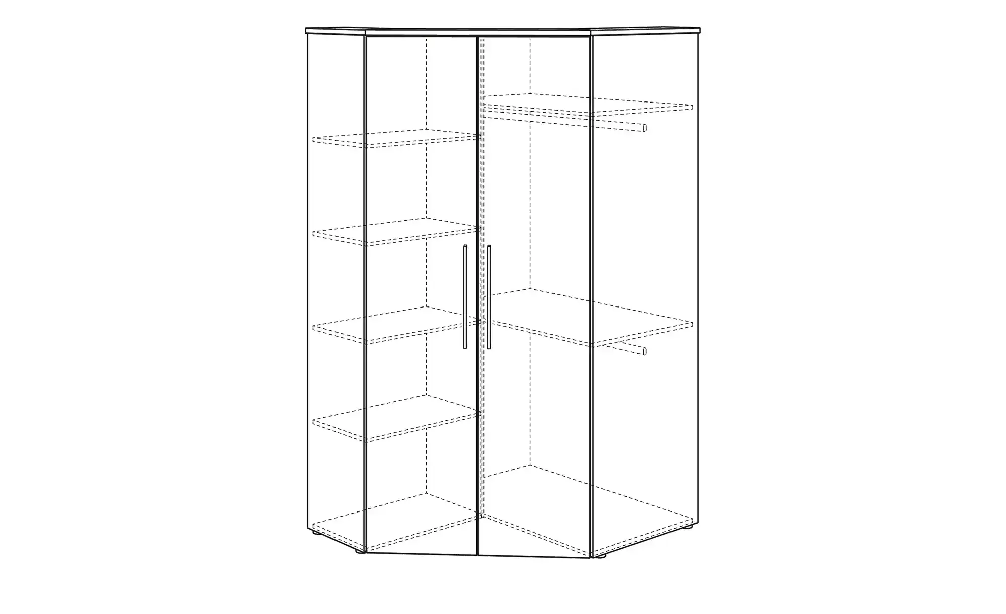 PAIDI Eck-Kleiderschrank Oscar