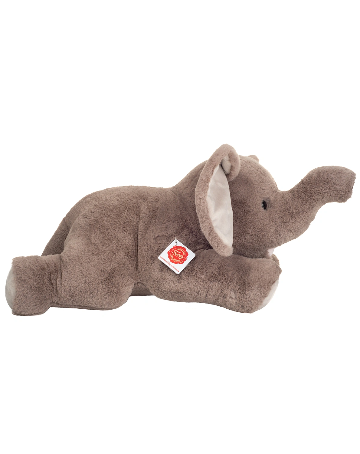Kuscheltier ELEFANT liegend (55 cm) in grau