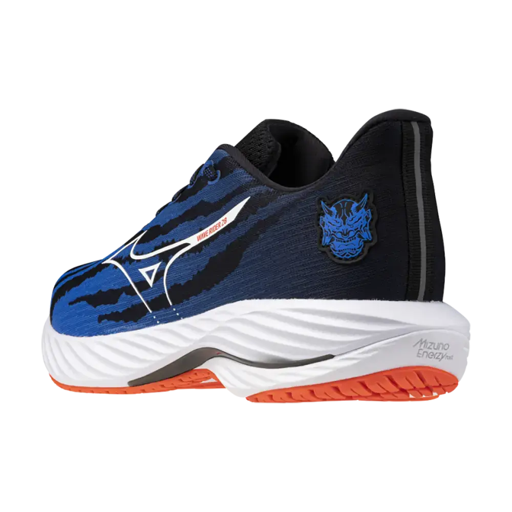 Mizuno Wave Rider 28 Hardloopschoenen Rood/Wit/Blauw Heren