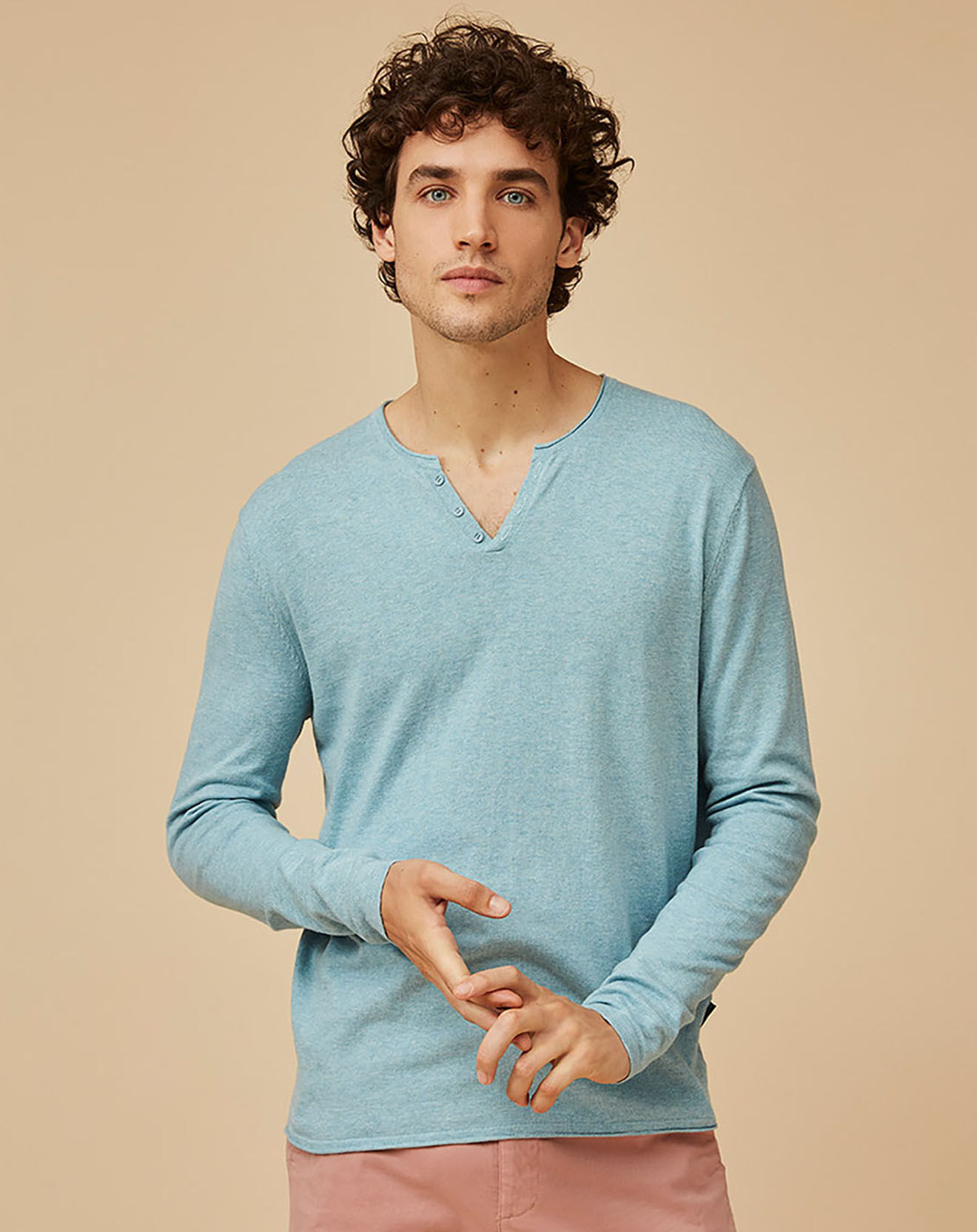 Harris Wilson Pull Madden acier chiné