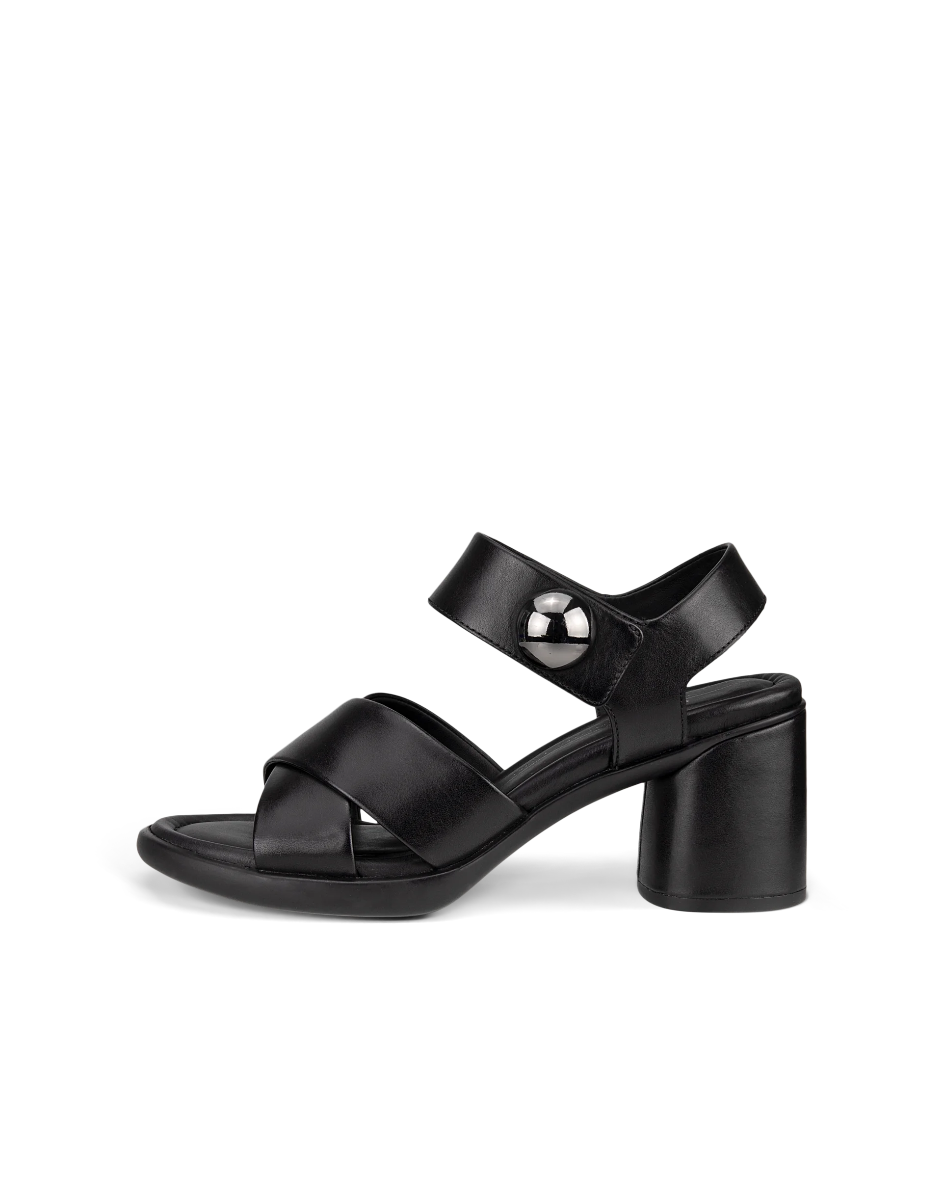 ECCO SCULPTED SANDAL LX 55 Damen Ledersandale mit Absatz Schwarz