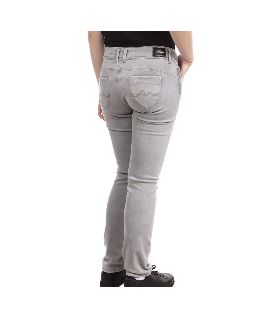 Jean Gris Slim Femme Pepe Jeans Katha PL202236