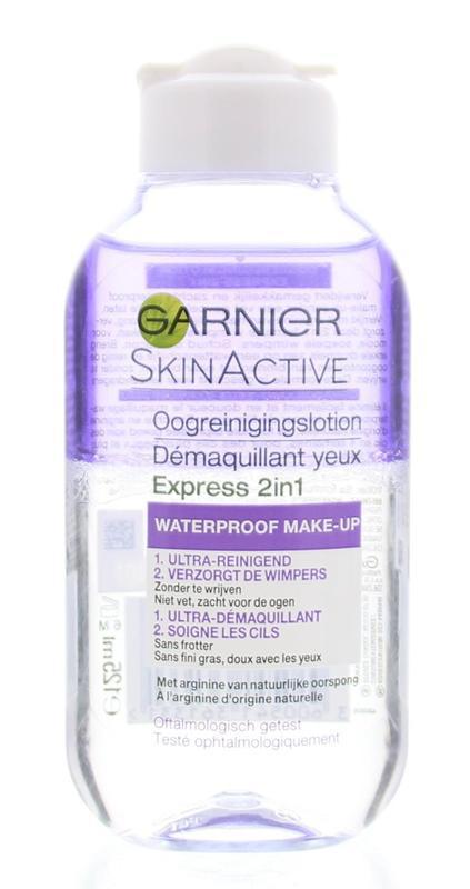 Garnier Skin naturals express oogreinigingslotion 2in1 125ml