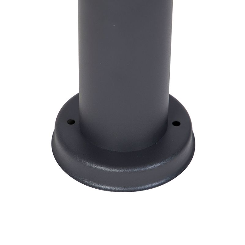Smart buitenlamp paal antraciet 45 cm incl. Wifi P45 - Rox