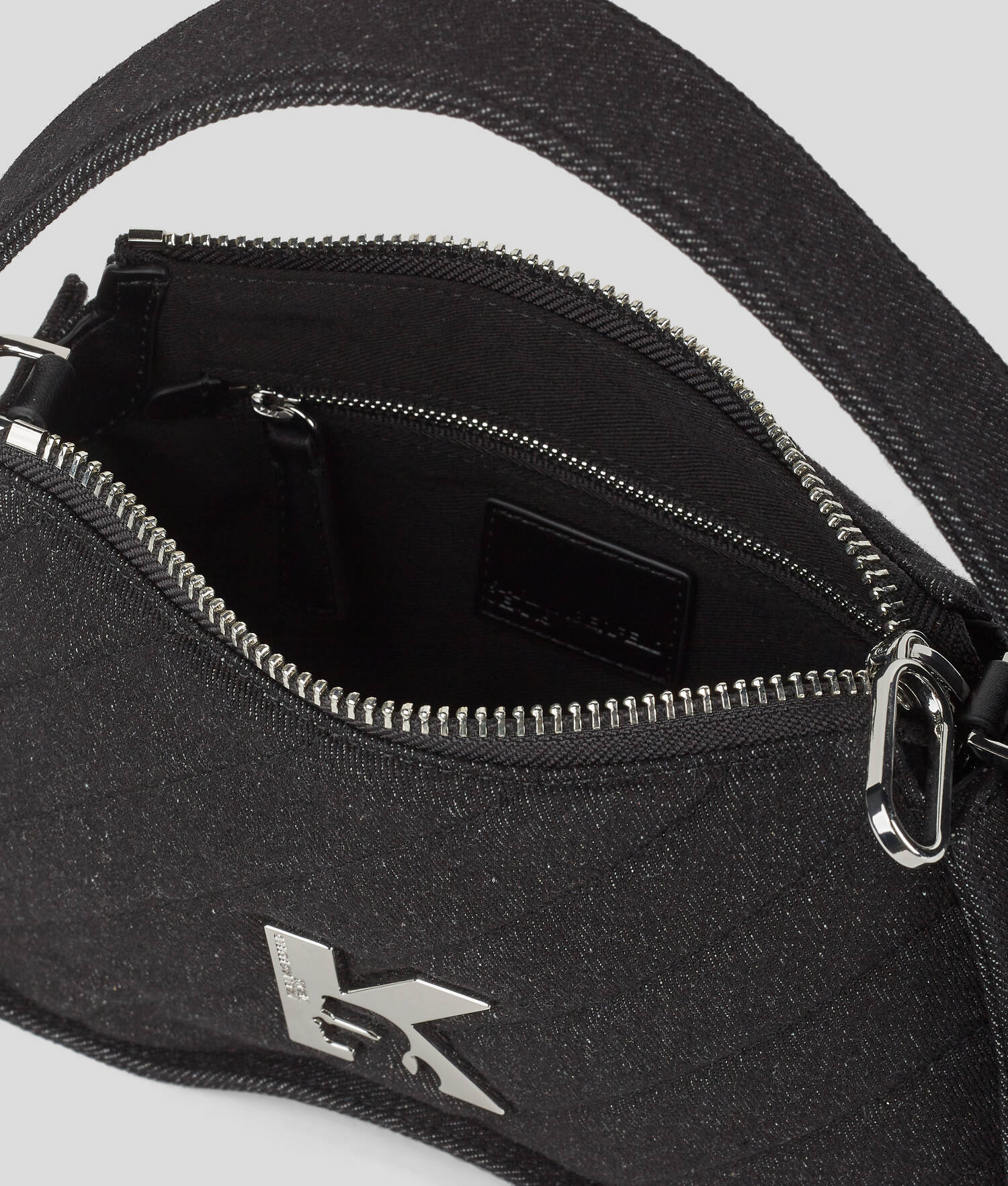 SAC BANDOULIÈRE LUNETTES DE SOLEIL MATELASSÉ - Denim Noir
