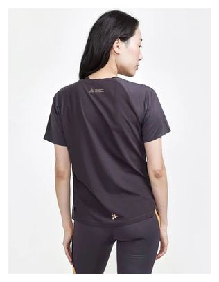 Maillot manches courtes Femme Craft Pro Trail Noir