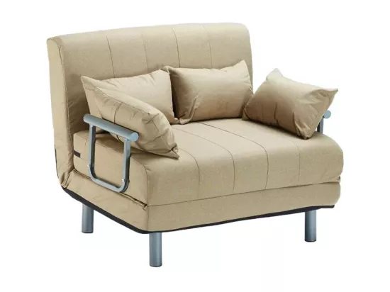 Fauteuil convertible robuste en tissu lit convertible SALINGER