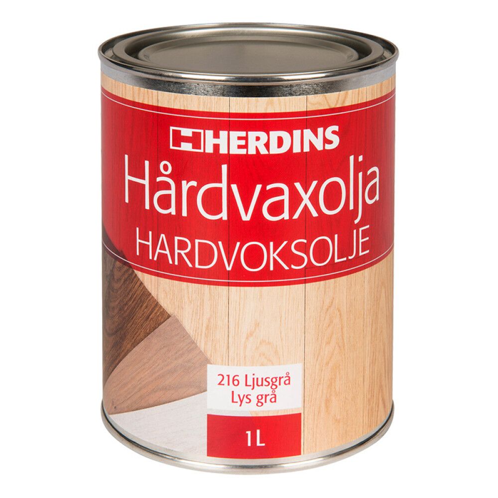 HARDVOKSOLJE HERDINS LYSGRÅ 1L
