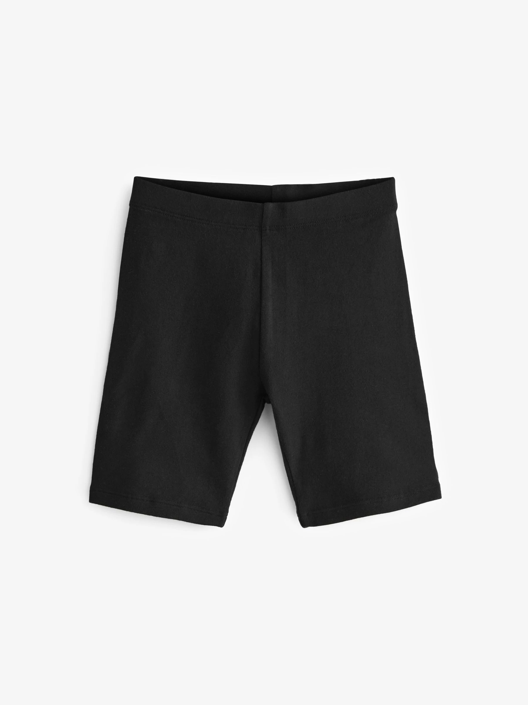 Zwart - Verpakking van 5 stretchy fietsshorts met hoog katoengehalte (3-16jr)