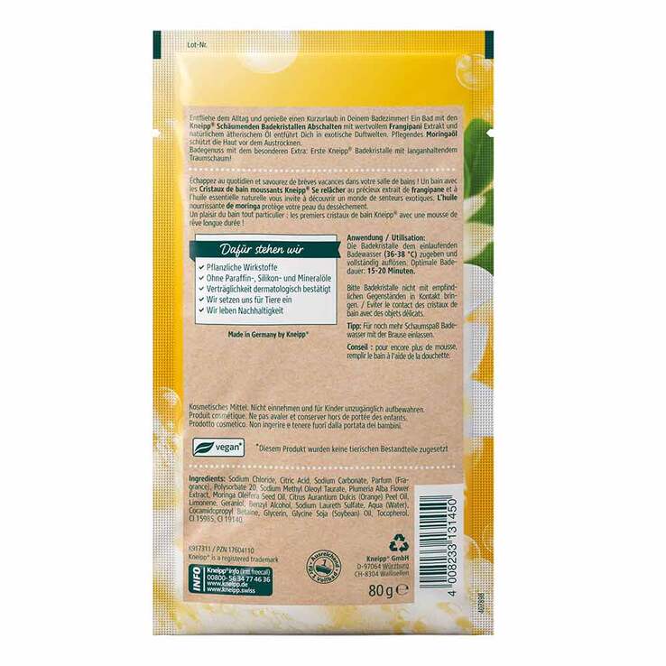 Kneipp schäumende Badekristalle Abschalten, 80 g