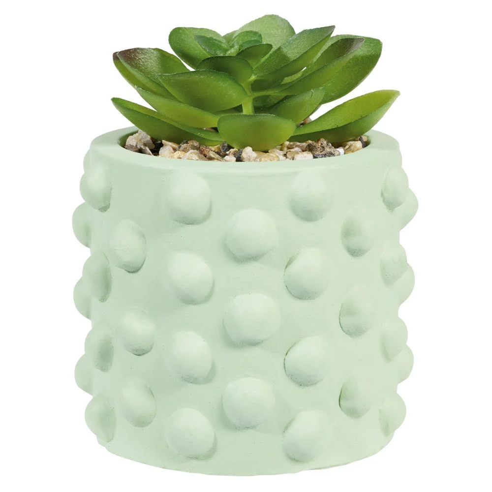 Plante artificielle pot bubble Ø7,5xH.11cm