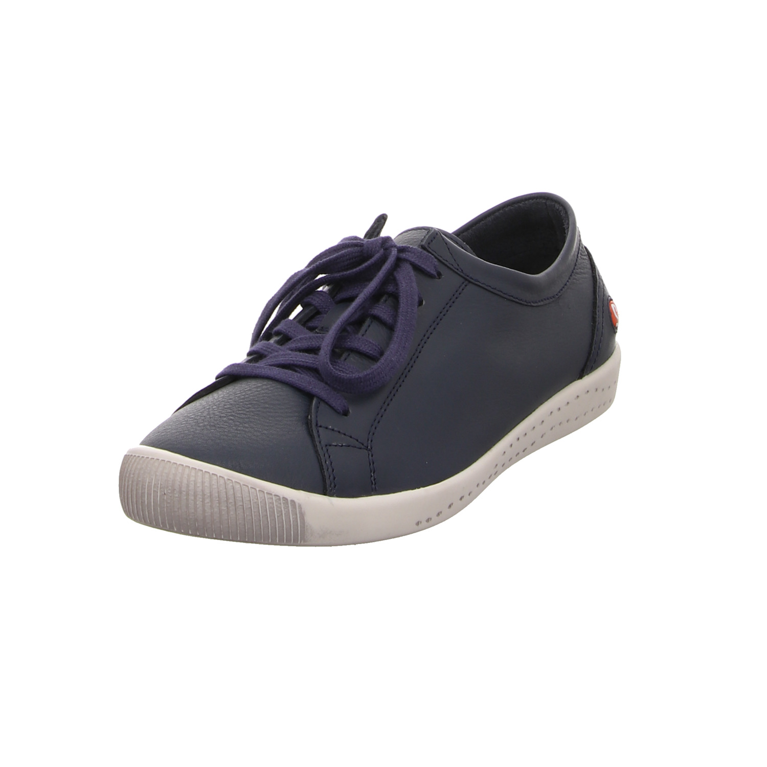Softinos Schnürhalbschuh blau