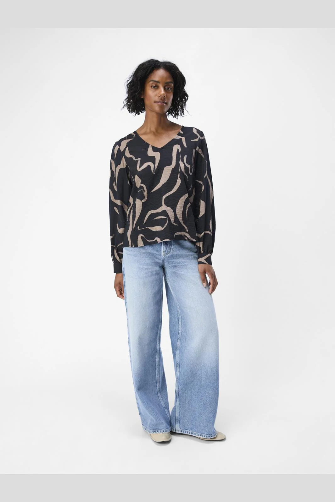 Object Objjacira L/S V-Neck Top