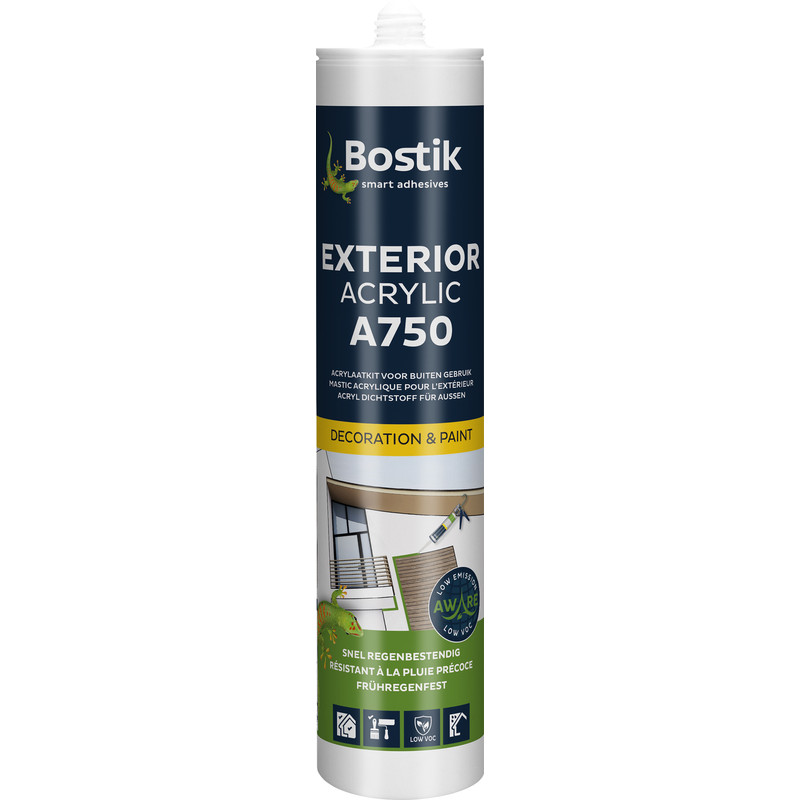 Bostik Premium A750 acrylaatkit exterieur Wit 310ml