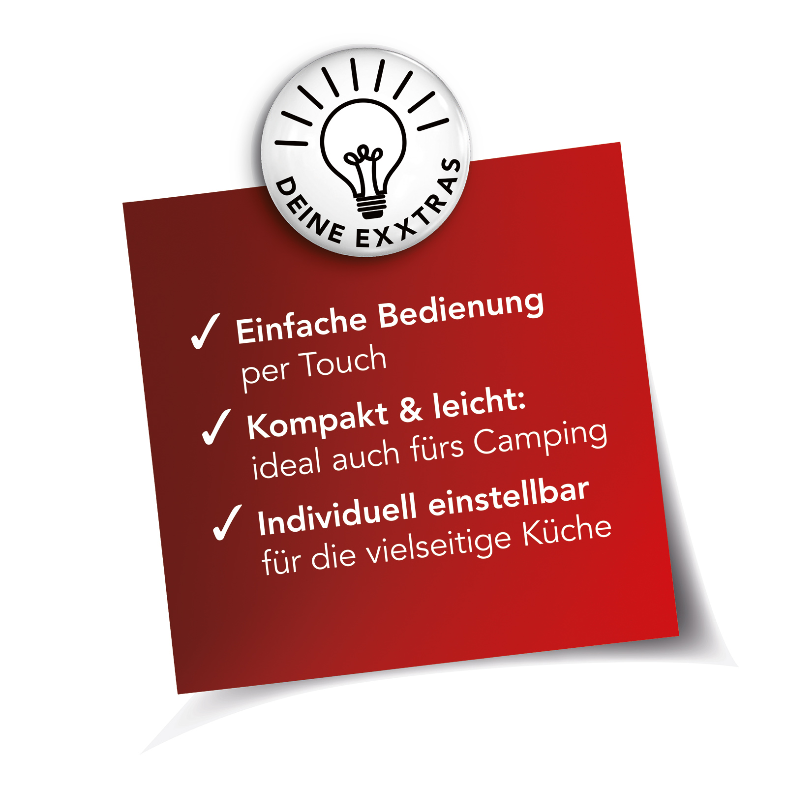 MAXXMEE Single-Induktionskochfeld - schwarz - Touch