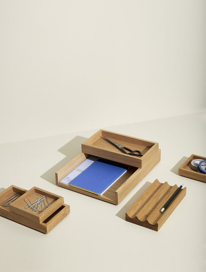 Hübsch Staple Storage Box Natural Natur