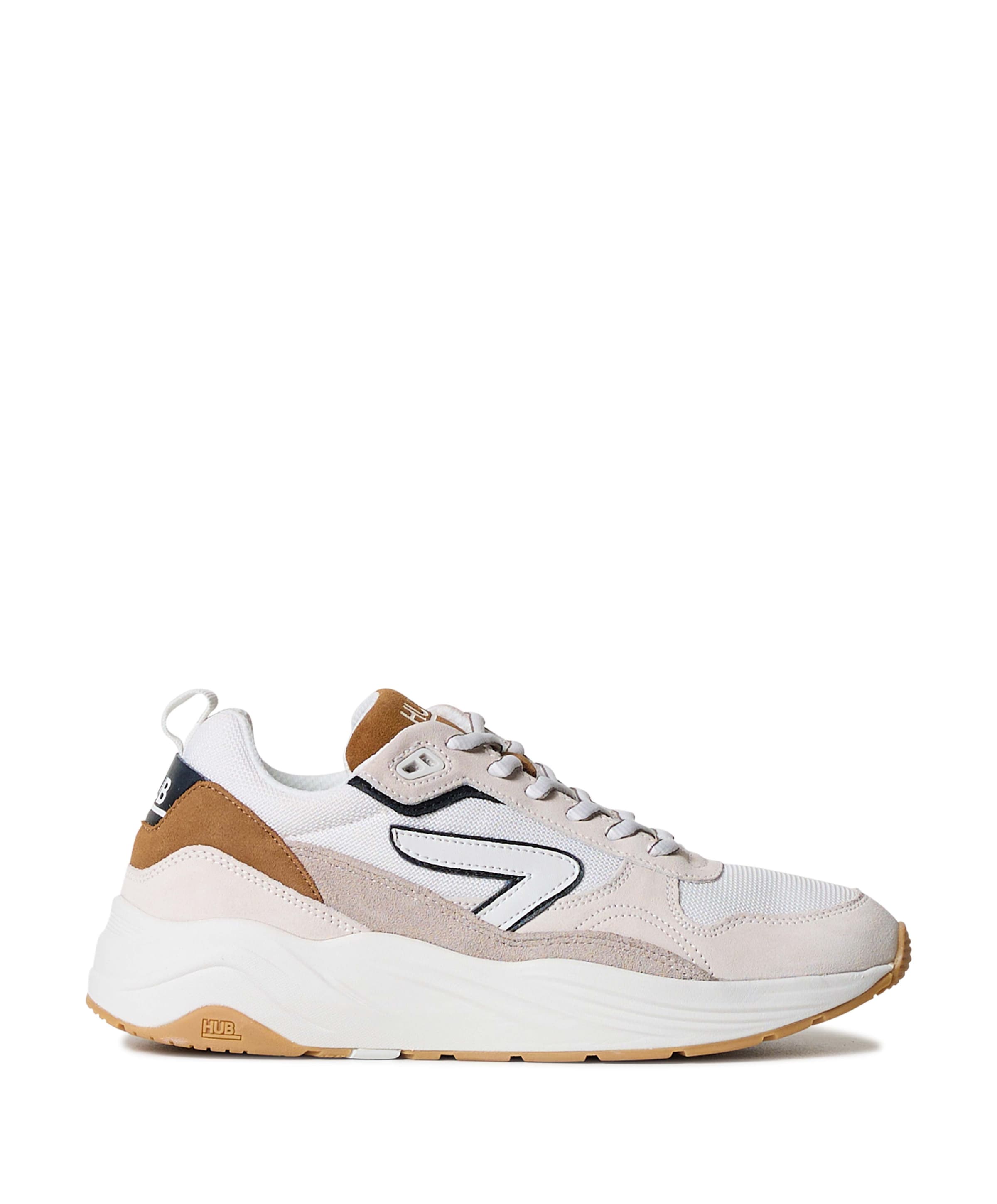 Hub Glide S43 heren sneakers ecru