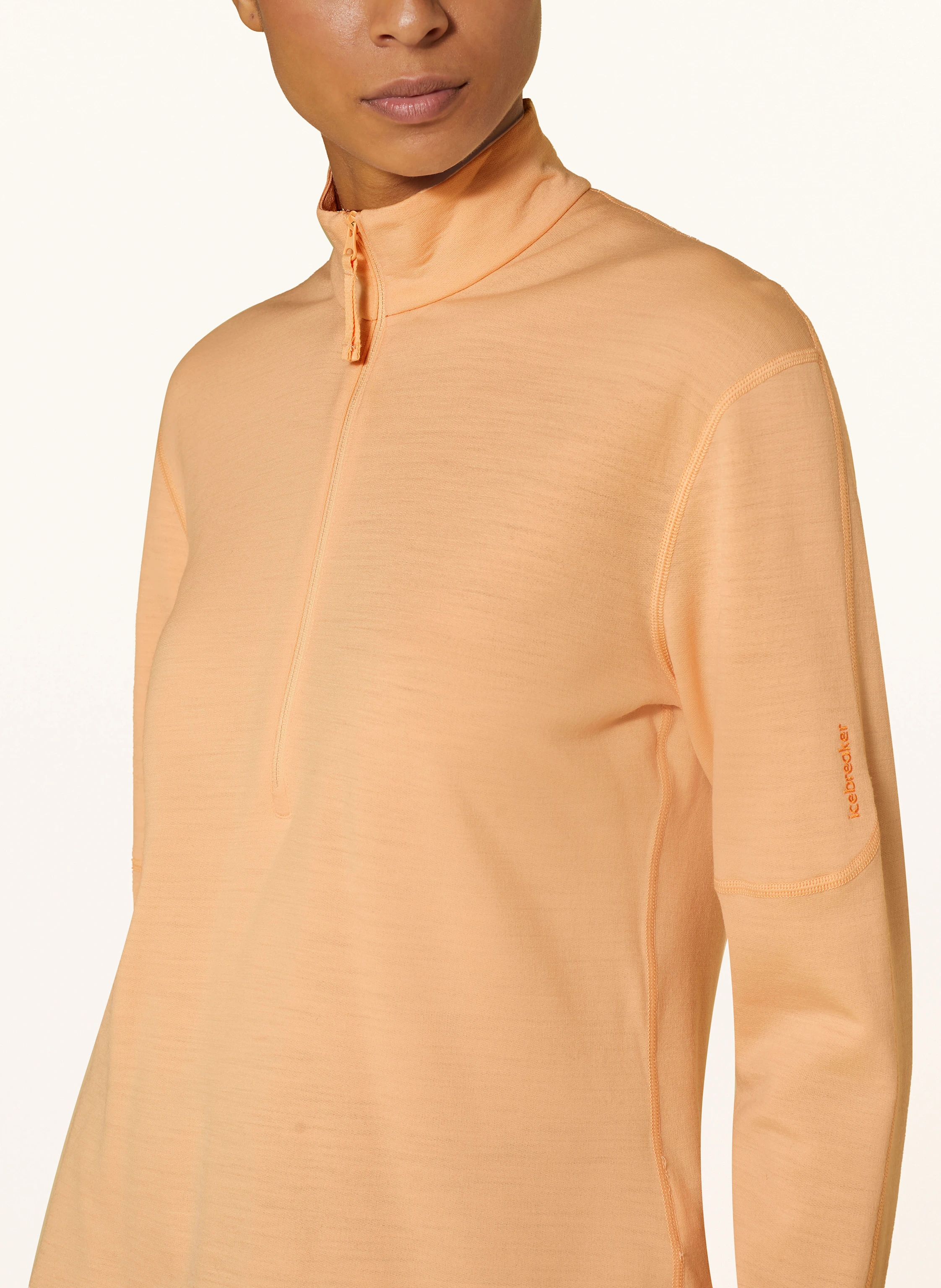 icebreaker Midlayer MER 360 REALFLEECE ELEM LS HALF aus Merinowolle