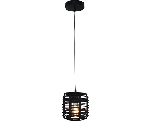Hanglamp, 1-lichts, HxØ 120x16 cm, zwart