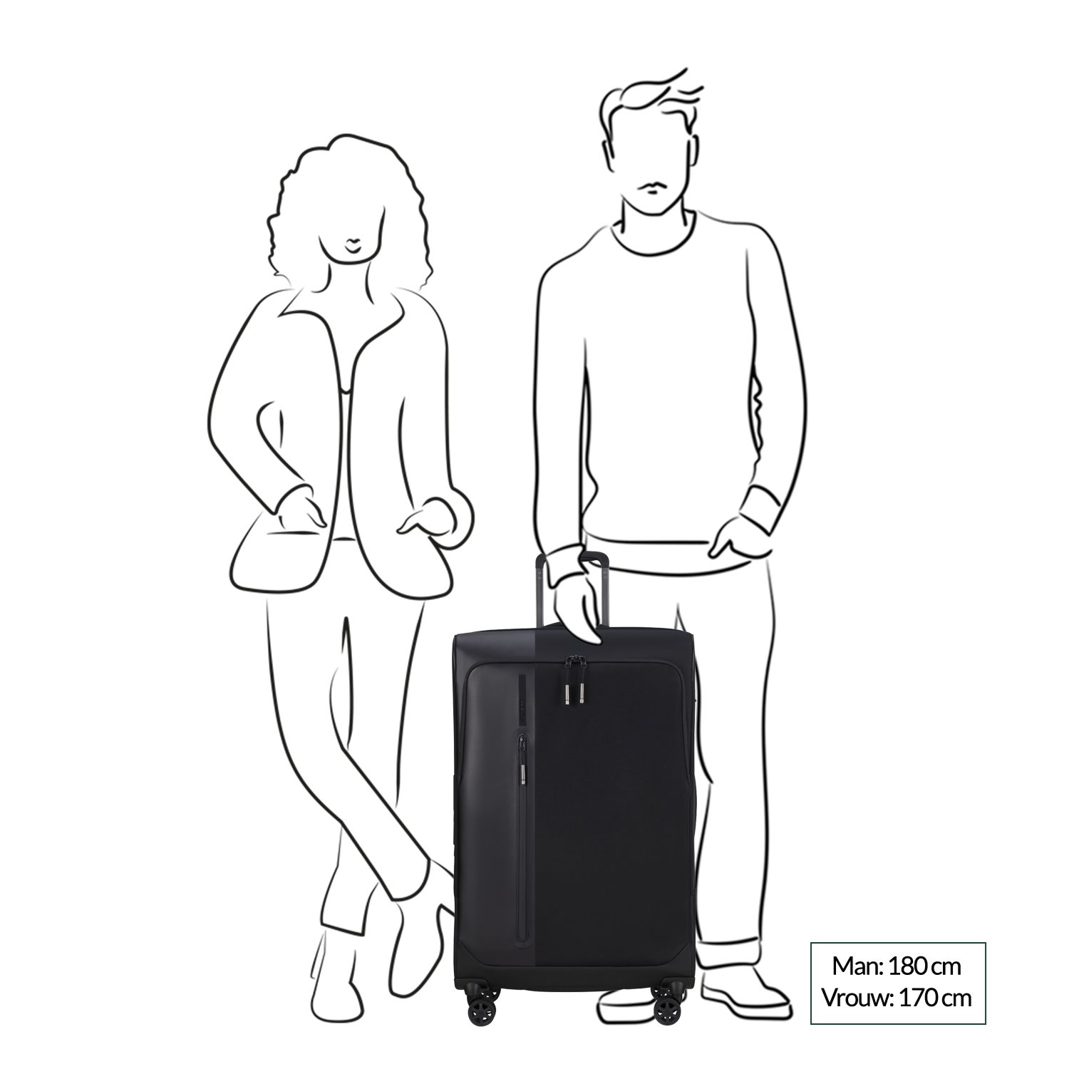 Samsonite BIZ2GO TRVL Spinner 77 DF Expandable deep blue