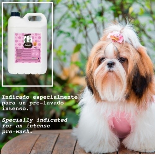 Shampoo Petuxe sem sal, aroma suave de tangerina, para animais de estimação.