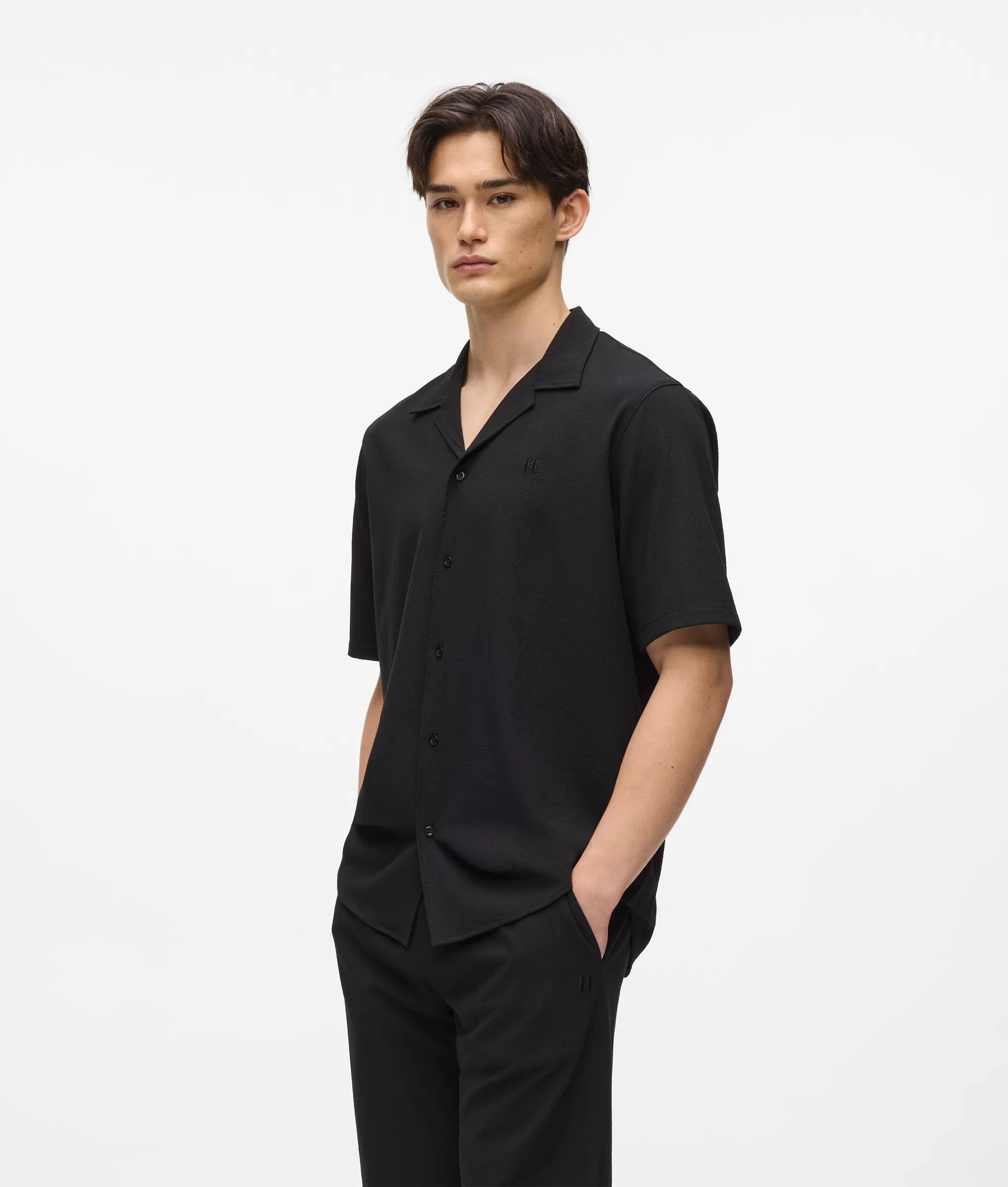 Monogram shirt met korte mouwen