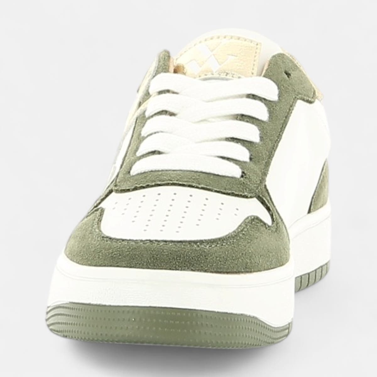 Baskets basses Femme kaki