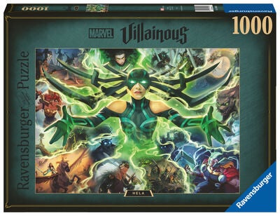 Ravensburger Puslespill Marvel Villainous Hela 1000 Brikker