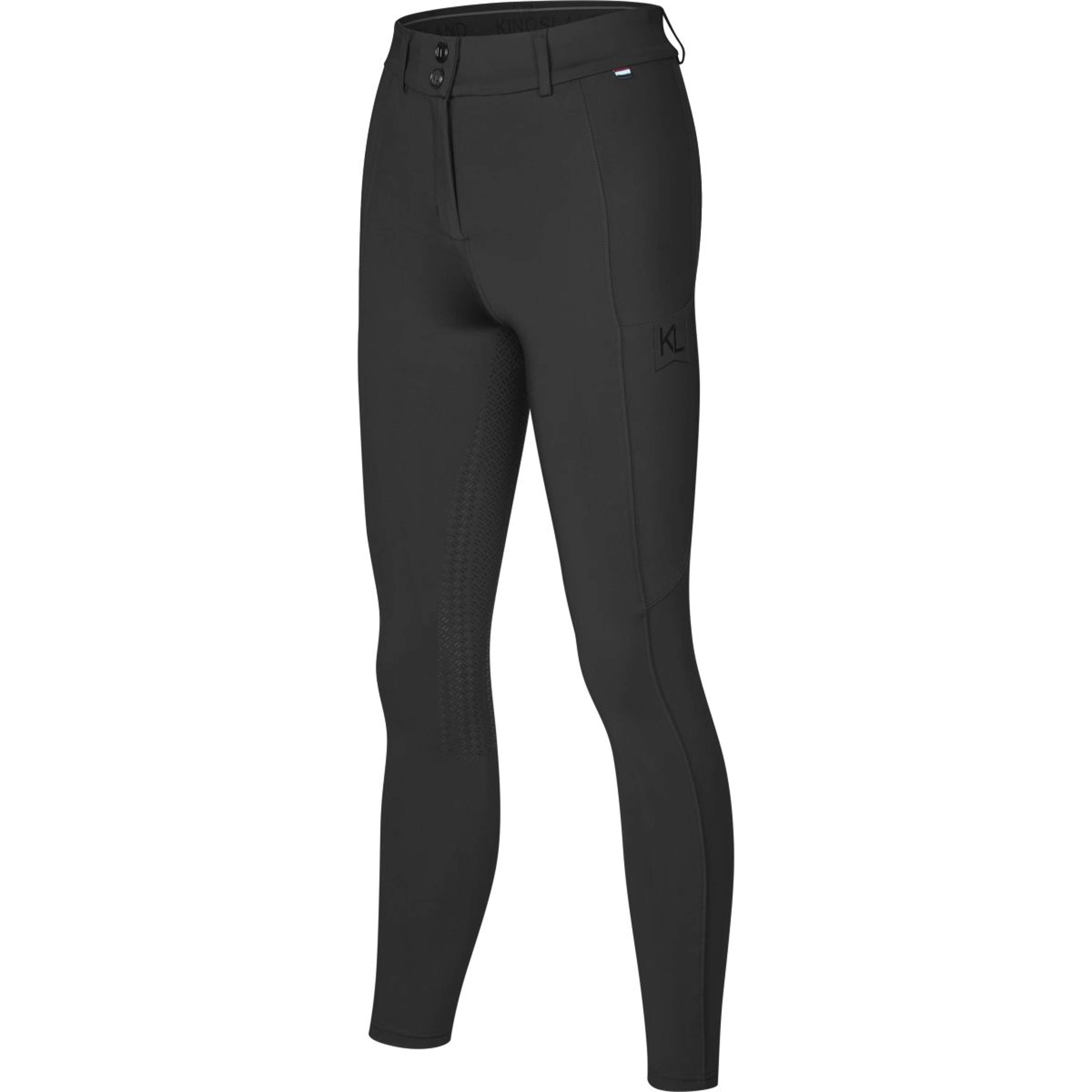 Kingsland Rijbroek KLKaya Full Grip Zwart