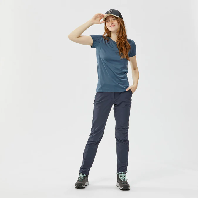 Decathlon Quechua - Calça de caminhada feminina Quechua para montanha MH100