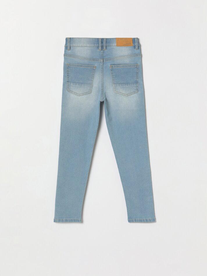 Calça jeans super skinny - Azul claro
