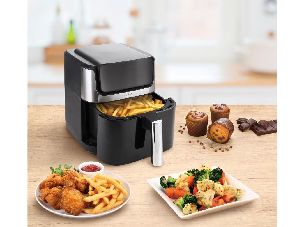 FRITADEIRA AIR FRYER QILIVE Q.5560 DUO HEAT DIGITAL 6.5L
