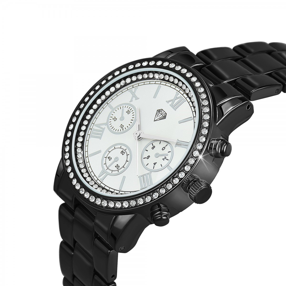 Montre Mayane élégante ornée de Cristaux scintillants SC Crystal
