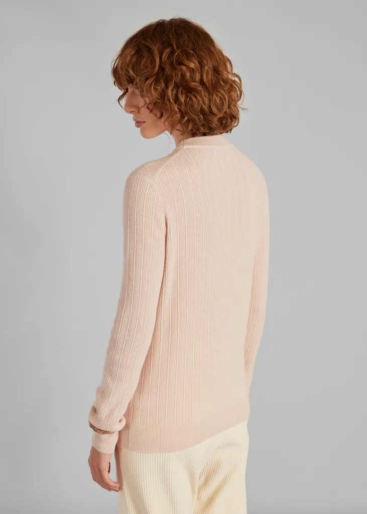 Pull en laine rainurée mérinos extrafine L'Exception Paris