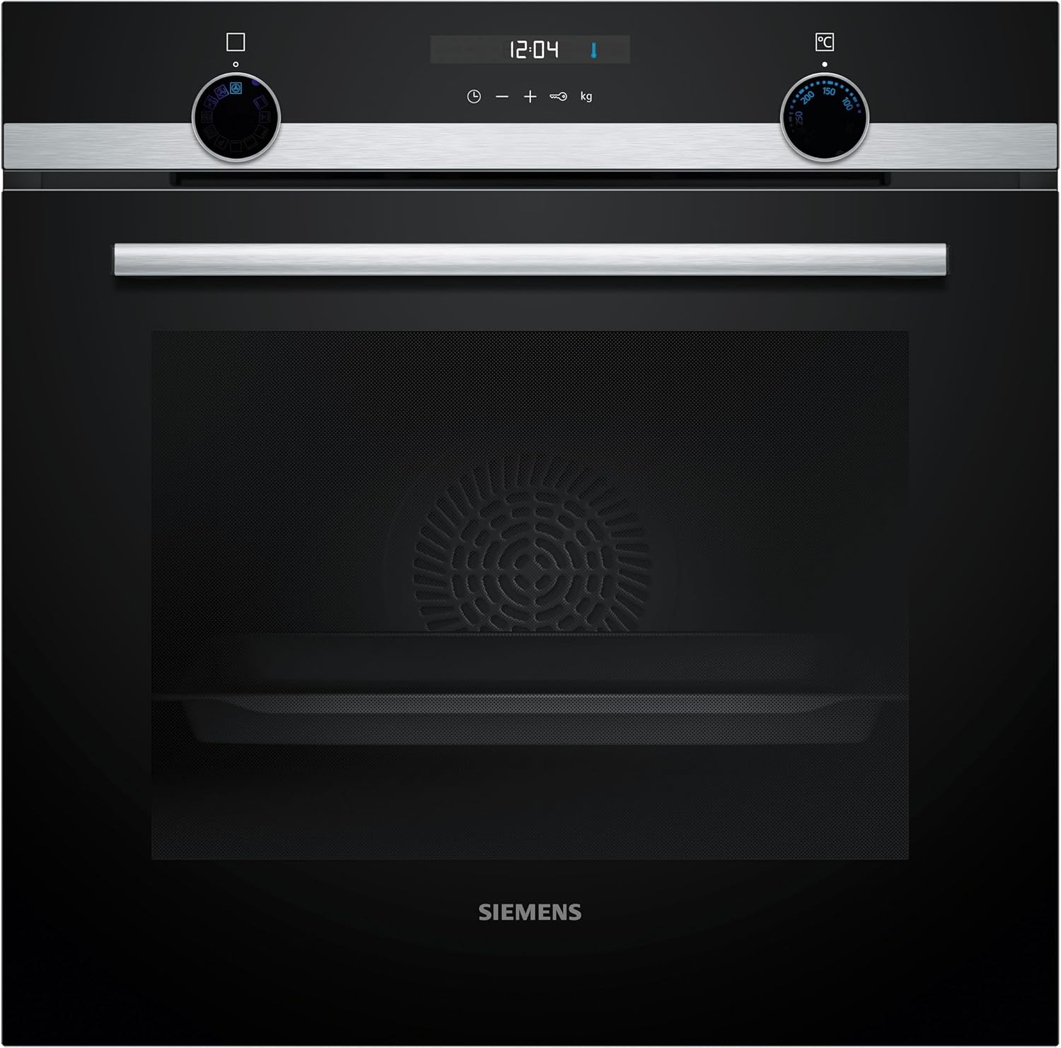 Siemens HB517GBS3, iQ500, Einbau-Backofen 60 x 60 cm, Hydrolytische Reinigungshilfe, lightControl für intuitive Bedienung, 3D Heißluft, cookControl10 Automatikprogramme, Schnellaufheizung, softMove