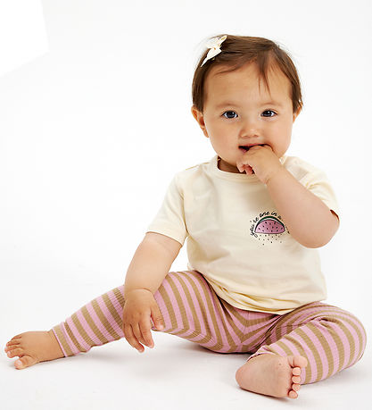 The New Siblings Leggings - Rib - TnsFro - Pink Nektar