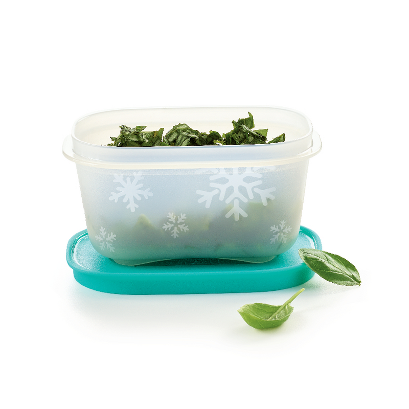 Eiskristall 170 ml (2) Zwei kleine Gefrierbehälter mit Deckel für Kräuter oder kleine Portionen