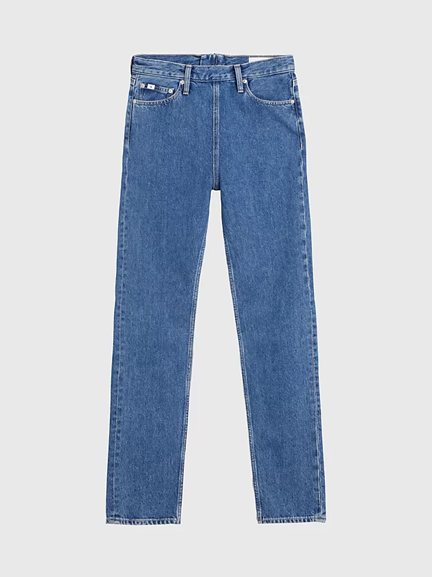Calça jeans slim reta autêntica