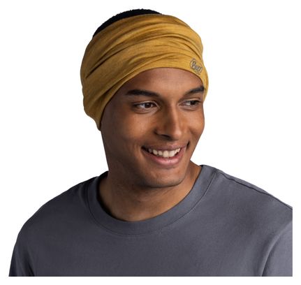 Tour De Cou Buff Merino Lightweight Multistripes Jaune