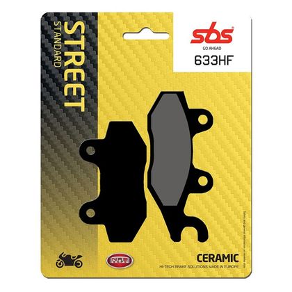 Plaquettes de freins SBS 633HF Organique arrière