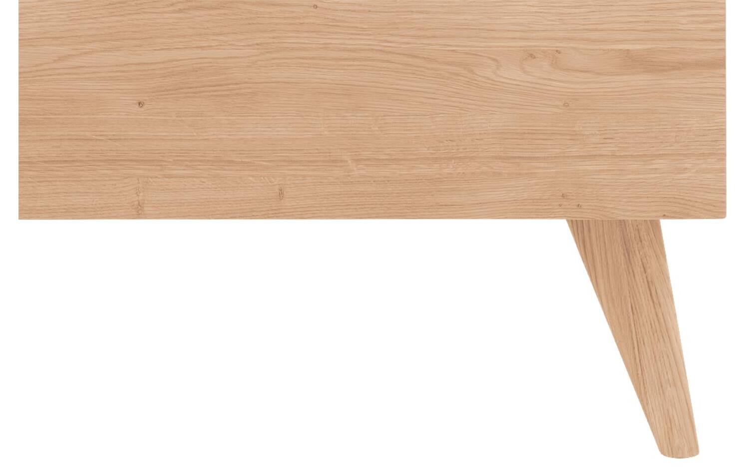 Goossens Bedframe Cosima - 160 x 200 - Eiken olie wit - Hout